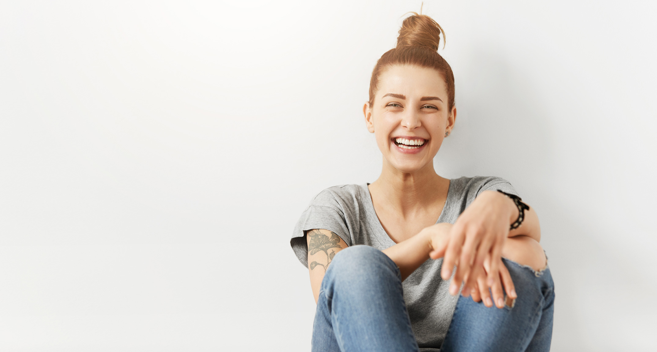 Woman smiling at the camera